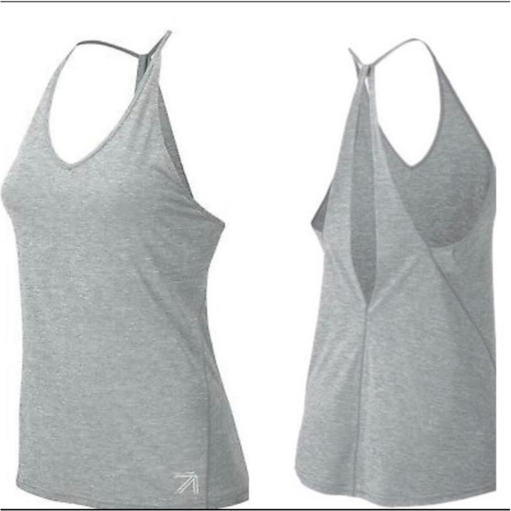 New J Crew New Balance Light Gray Women's Tank Top